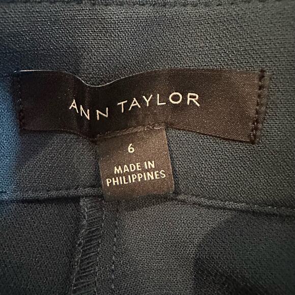 Ann Taylor Green Comfy Dress Work Pants sz 6 EUC - Picture 4 of 7